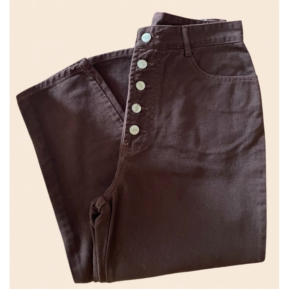 Vintage 90s BONGO High Waist Jeans, Chocolate Brown | Almost New Condition!